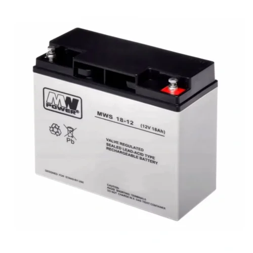 Akumulator żelowy AGM 12V 18Ah MW Power do aut i pojazdów elektrycznych