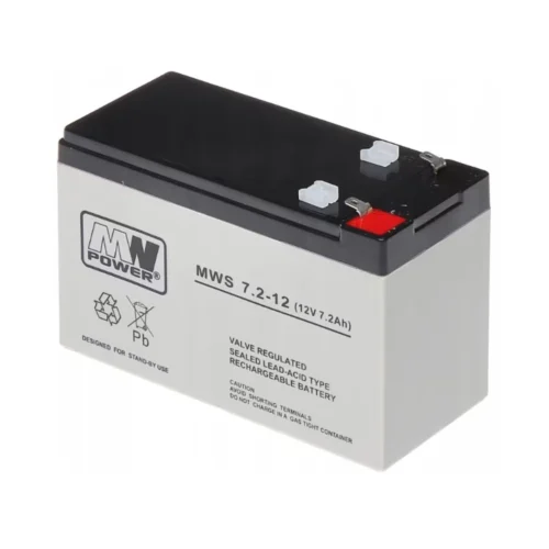 Akumulator żelowy AGM 12V 7.2Ah MW Power do aut i pojazdów elektrycznych