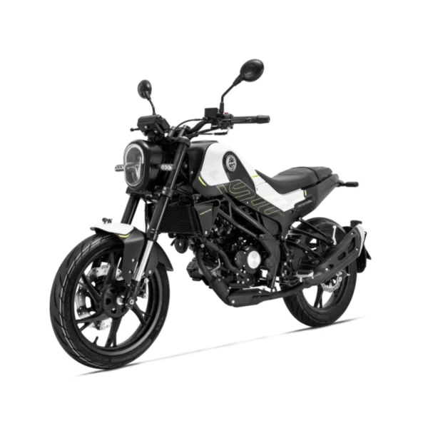 BENELLI-LEONCINO-125-BIALY-2 Motocykl BENELLI LEONCINO 125