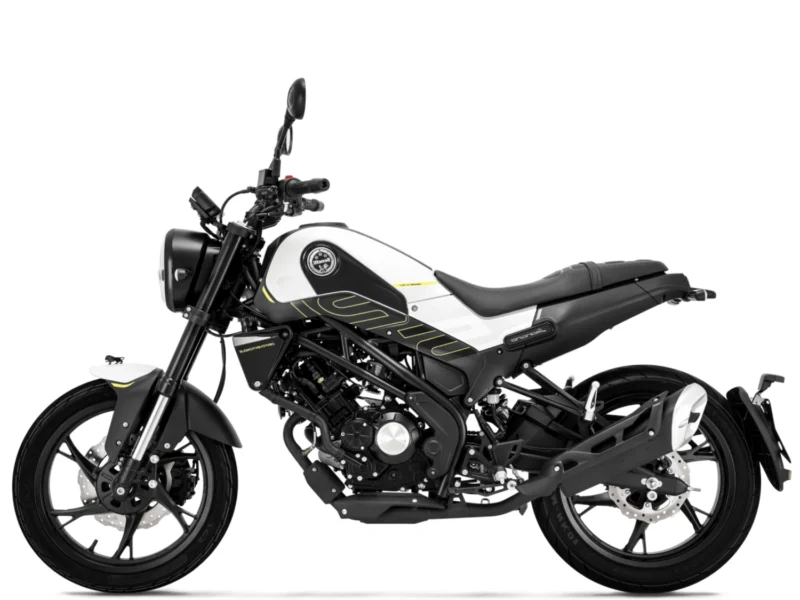 BENELLI-LEONCINO-125-BIALY-4 Motocykl BENELLI LEONCINO 125