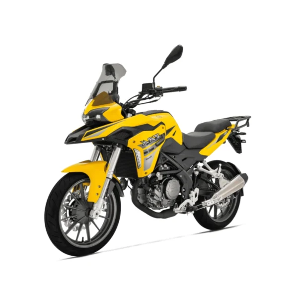 BENELLI-TRK-251-ZOLTY-1 Motocykl BENELLI TRK 251