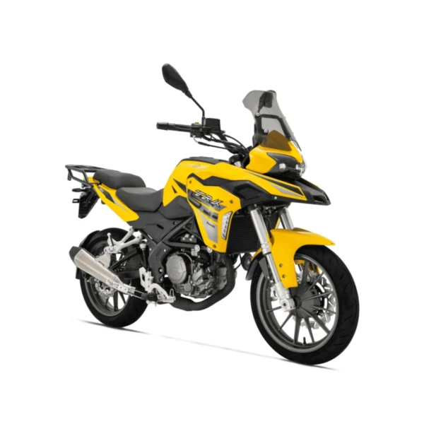 BENELLI-TRK-251-ZOLTY-2 Motocykl BENELLI TRK 251