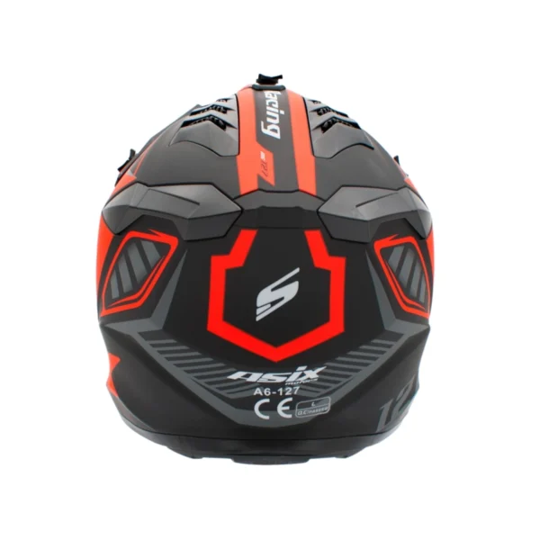 KASK-ASIX-127-CZERWONY-6 Kask Junior ASIX 127 Red