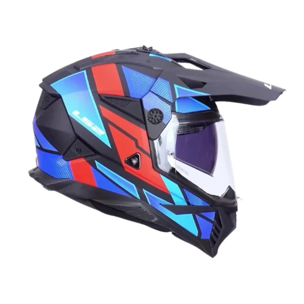 LS2-MX702-PIONEER-II-BLOCK-BLACK-RED-BLUE-6 Kask LS2 MX702 Pioneer II Block Black Red Blue