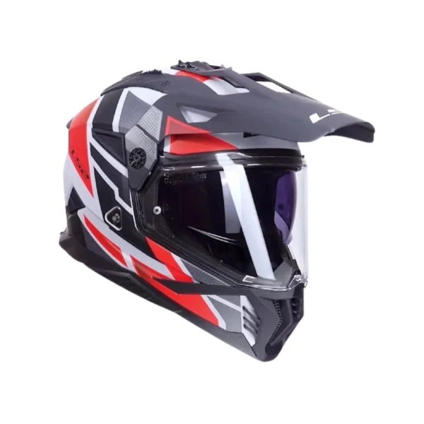 LS2-MX702-PIONEER-II-BLOCK-GREY-RED-7 Kask LS2 MX702 Pioneer II Block Grey Red