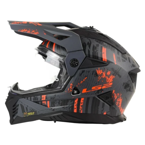 Kask LS2 MX702 Pioneer II Crazy Black Red