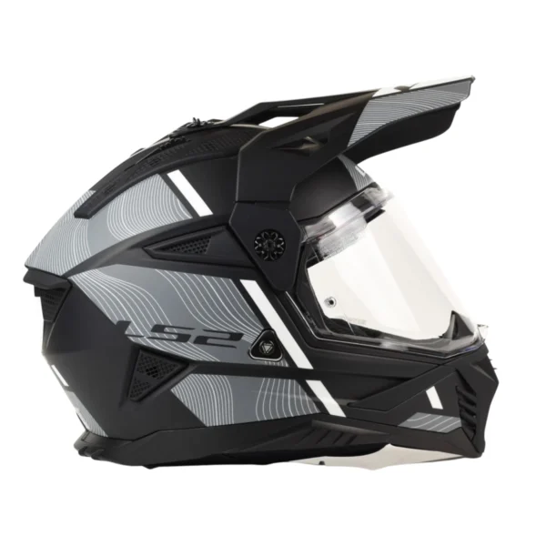 LS2-MX702-PIONEER-II-HILL-MATT-BLACK-WHITE-2 Kask LS2 MX702 Pioneer II Hill Matt Black White