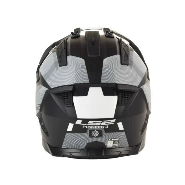 LS2-MX702-PIONEER-II-HILL-MATT-BLACK-WHITE-5 Kask LS2 MX702 Pioneer II Hill Matt Black White