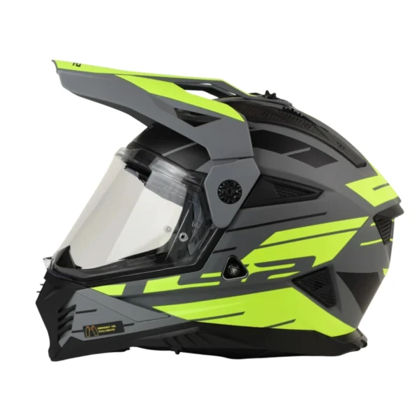 LS2-MX702-PIONEER-II-NAMIB-MATT-GREY-H-V-YELLOW-1 Kask LS2 MX702 Pioneer II Namib Matt Grey H-V Yellow