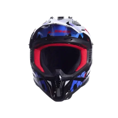 LS2-MX708-FAST-II-BLACK-RED-BLUE-8 Kask LS2 MX708 Fast II Zombie II Black Red Blue