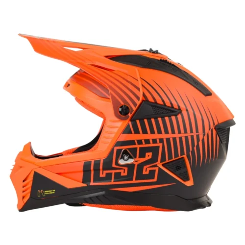 Kask LS2 MX708 Fast II Duck Matt Orange Red