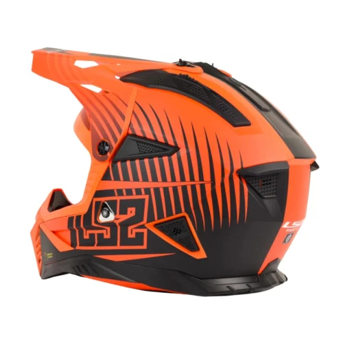 Kask LS2 MX708 Fast II Duck Matt Orange Red