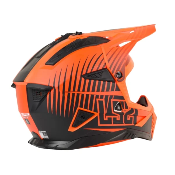 Kask LS2 MX708 Fast II Duck Matt Orange Red