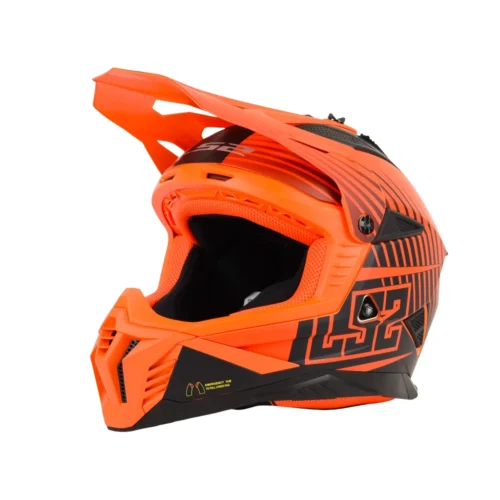 Kask LS2 MX708 Fast II Duck Matt Orange Red