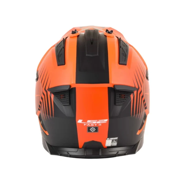 Kask LS2 MX708 Fast II Duck Matt Orange Red