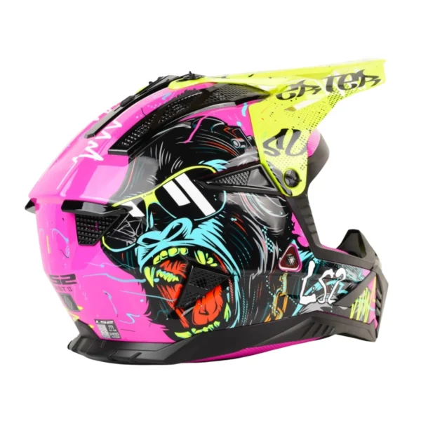 LS2-MX708-FAST-II-GORILLA-PURPLE-H-V-YEL-4 Kask LS2 MX708 Fast II Gorilla Purple H-V Yel