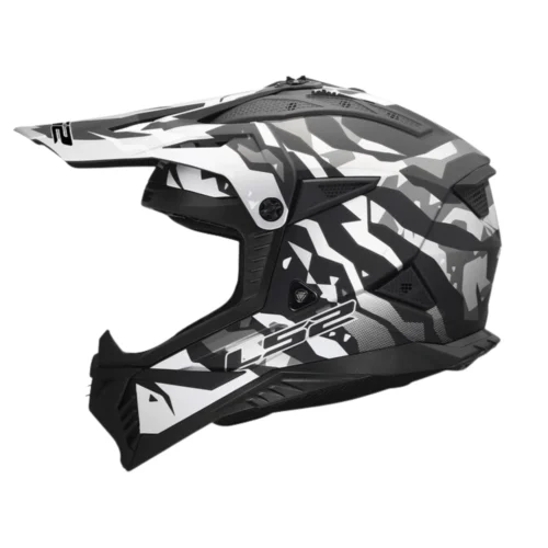 Kask LS2 MX708 Fast II Grotesk Black Grey