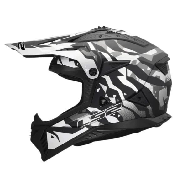 Kask LS2 MX708 Fast II Grotesk Black Grey