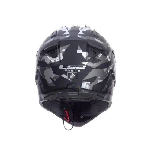 Kask LS2 MX708 Fast II Grotesk Black Grey