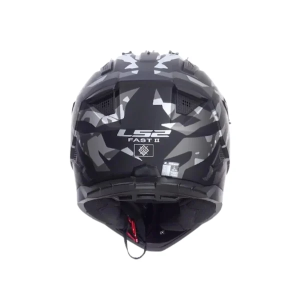 Kask LS2 MX708 Fast II Grotesk Black Grey