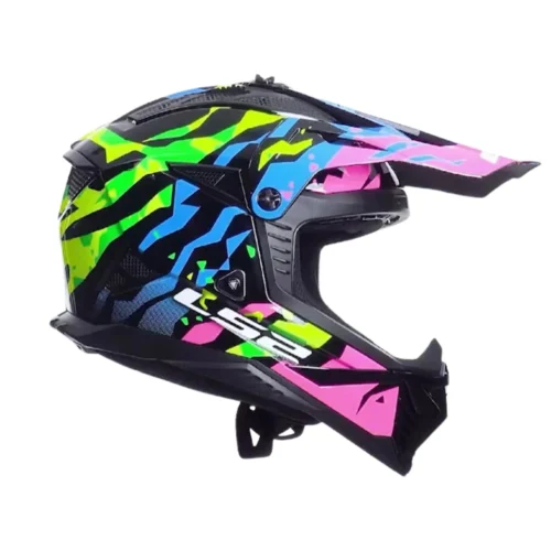 LS2-MX708-FAST-II-GROTESK-BLUE-PINK-GREEN-6 Kask LS2 MX708 Fast II Grotesk Blue Pink Green