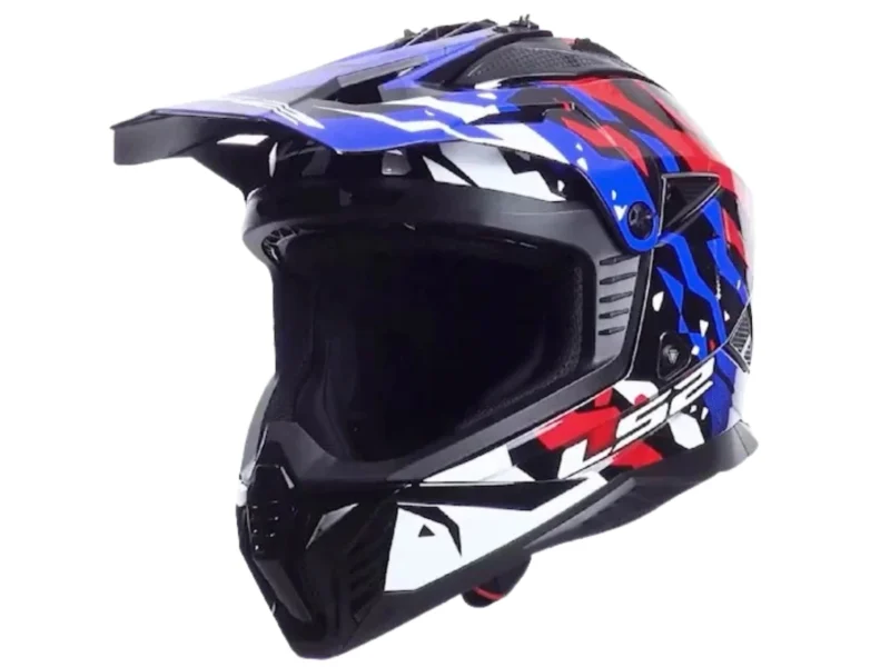 LS2-MX708-FAST-II-WHITE-BLUE-RED-1 Kask LS2 MX708 Fast II Grotesk White Blue Red