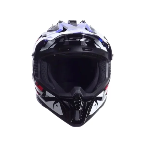 Kask LS2 MX708 Fast II Grotesk White Blue Red