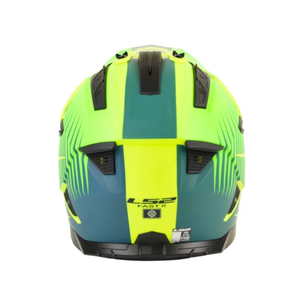 LS2-MX7080-FAST-II-DUCK-MATT-H-V-GREEN-YEL-3 Kask LS2 MX708 Fast II Duck Matt H-V Green Yellow