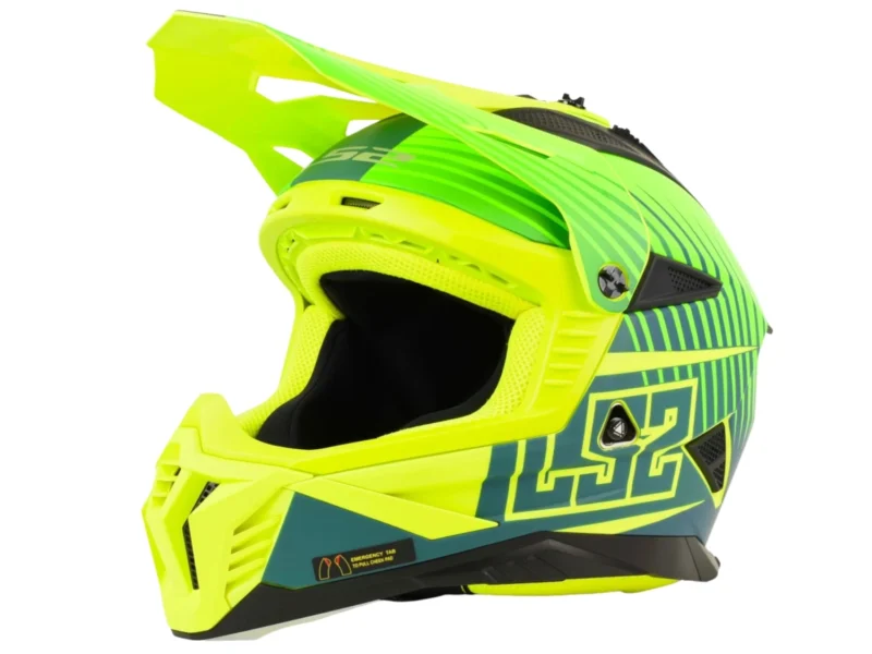 LS2-MX7080-FAST-II-DUCK-MATT-H-V-GREEN-YEL-5 Kask LS2 MX708 Fast II Duck Matt H-V Green Yellow