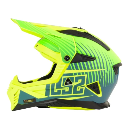 LS2-MX7080-FAST-II-DUCK-MATT-H-V-GREEN-YEL-9 Kask LS2 MX708 Fast II Duck Matt H-V Green Yellow