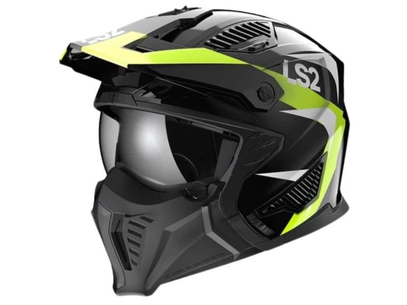 LS2-OF606-DRIFTER-TRIALITY-H-V-YELLOW-1 Kask LS2 OF606 DRIFTER TRIALITY H-V YELLOW