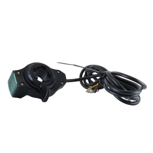 MANETKA-12V-99V-4 Kciukowa Manetka Gazu z Wyświetlaczem - Skuter, Quad, Cross, Motocykl 12V-99V