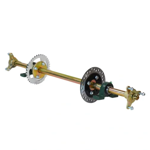 OS-67-85-6 Zestaw oś napędowa z piastami na felgi 6 i 7 cali 85cm do gokarta buggy ATV