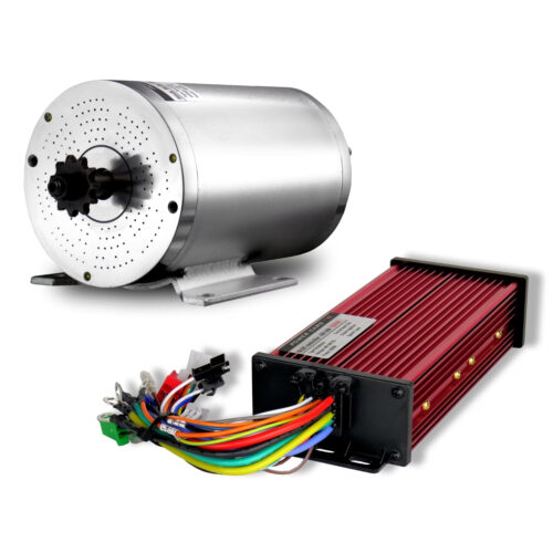 RE4-48V-1000W-1 Zestaw bezszczotkowy silnik ze sterownikiem RE4 48V 1000W do skutera quada gokarta