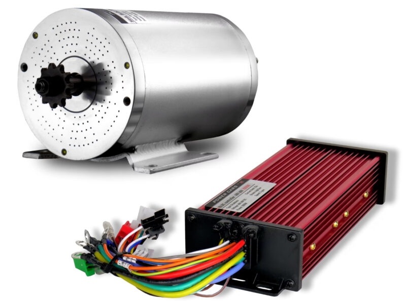 RE4-48V-1000W-1 Zestaw bezszczotkowy silnik ze sterownikiem RE4 48V 1000W do skutera quada gokarta