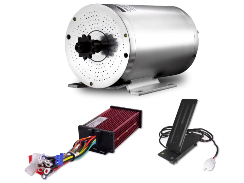 RE4-48V-1000W-2-1 Zestaw bezszczotkowy silnik z sterownikiem i pedał RE4 48V 1000W do gokarta buggy crosskarta