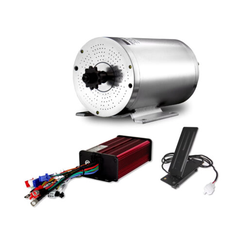 RE4-60V-2000W-1-1 Zestaw bezszczotkowy silnik ze sterownikiem i pedał RE4 60V 2000W do gokarta buggy crosskarta