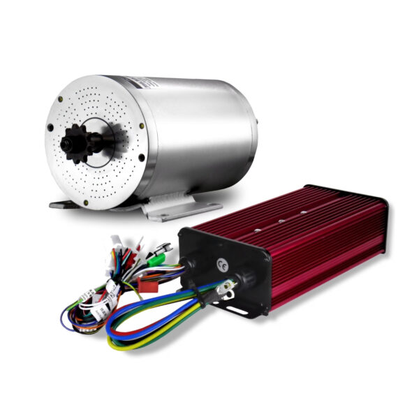 RE4-72V-3000W-3 Zestaw bezszczotkowy silnik ze sterownikiem RE4 72V 3000W do skutera quada gokarta