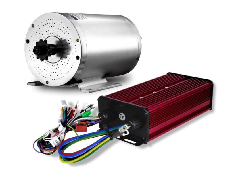 RE4-72V-3000W-3 Zestaw bezszczotkowy silnik ze sterownikiem RE4 72V 3000W do skutera quada gokarta
