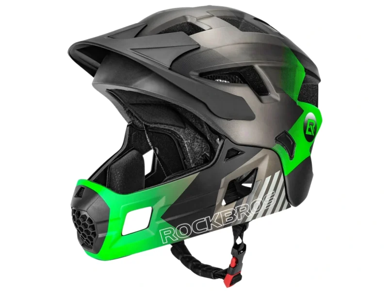 ROCKBOSS-TS-61-ZIELONY-1 Kask Junior ROCKBOSS TS61 GREEN