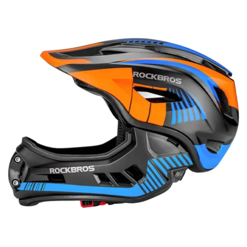 Kask Junior z Odpinaną Osłoną Podbródka TT32 Blue