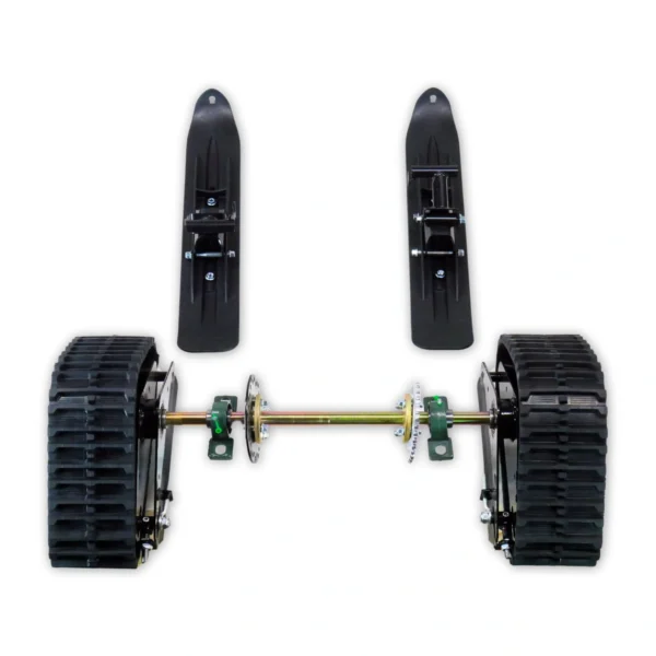 STM-01-1 Zestaw śnieżny napędowy gąsienicowy z płozami i ośką STM-01 do mini quada gokarta buggy