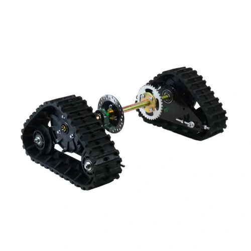 STM-01-10 Zestaw śnieżny napędowy gąsienicowy z płozami i ośką STM-01 do mini quada gokarta buggy