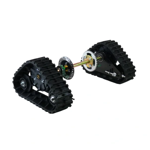 STM-01-10 Zestaw śnieżny napędowy gąsienicowy z płozami i ośką STM-01 do mini quada gokarta buggy