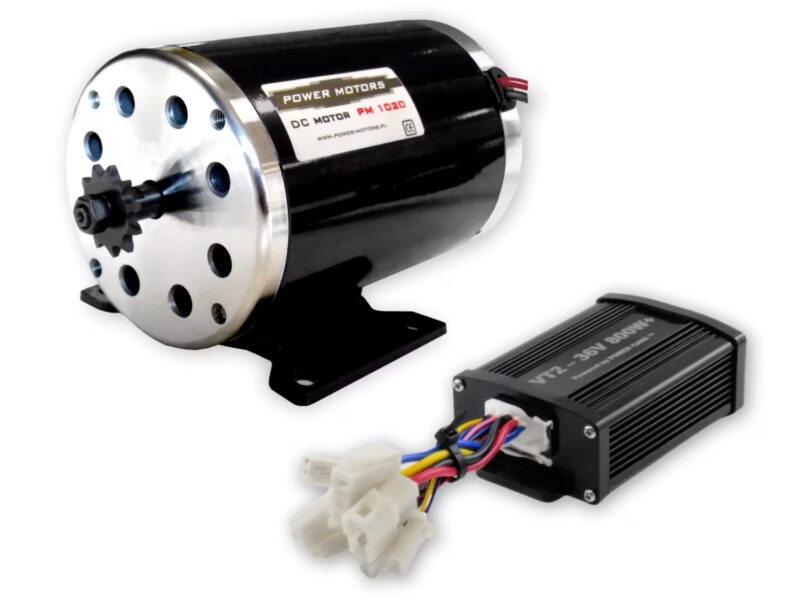 Zestaw silnik elektryczny ze sterownikiem VT2 36V 800W do skutera quada gokarta buggy ATV