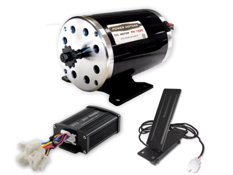 VT2-36V-800W-1 Zestaw silnik elektryczny ze sterownikiem i pedałem VT2 36V 800W do gokarta buggy ATV UTV