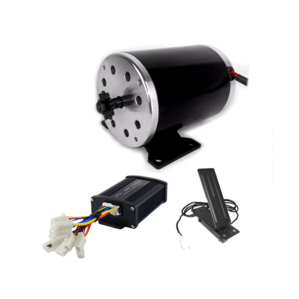 VT2-48V-1000W-1-1 Zestaw silnik elektryczny ze sterownikiem i pedałem VT2 48V 1000W do gokarta buggy ATV UTV