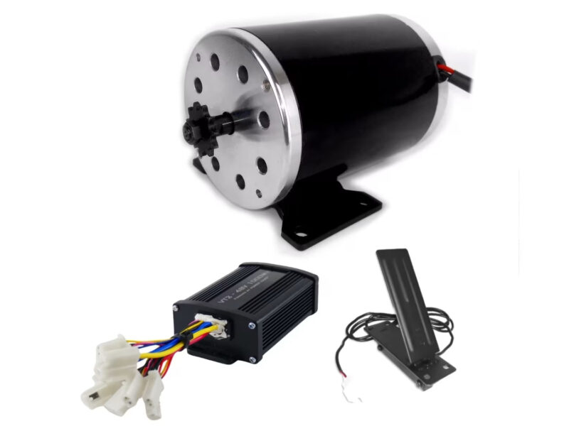Zestaw silnik elektryczny ze sterownikiem i pedałem VT2 48V 1000W do gokarta buggy ATV UTV