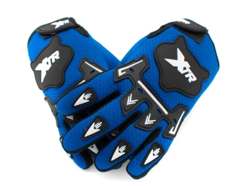 XTR-X1-NIEBIESKI-4 Rękawice Junior XTR X1- niebieskie