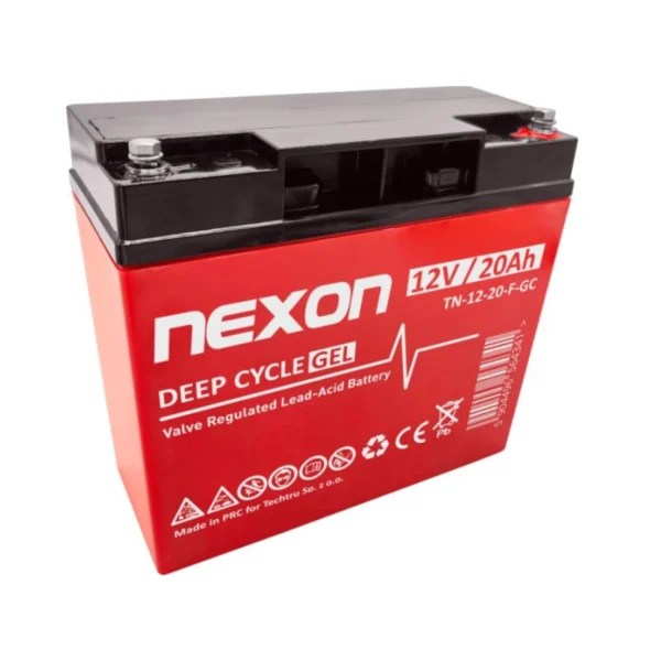 NEXON-12V-20AH Akumulator żelowy NEXON VLRA 12V 20Ah